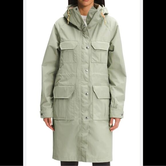 The North Face dryvent 76 mountain parka in tea green relaxed fit size large nwt - Picture 10 of 16